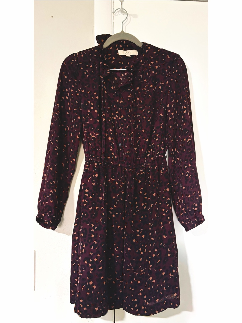 Loft leopard print dress - Picture 1 of 5